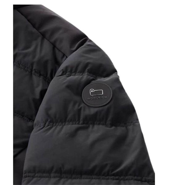 Woolrich Piumino uomo Bering Stretch Jacket nero M logo