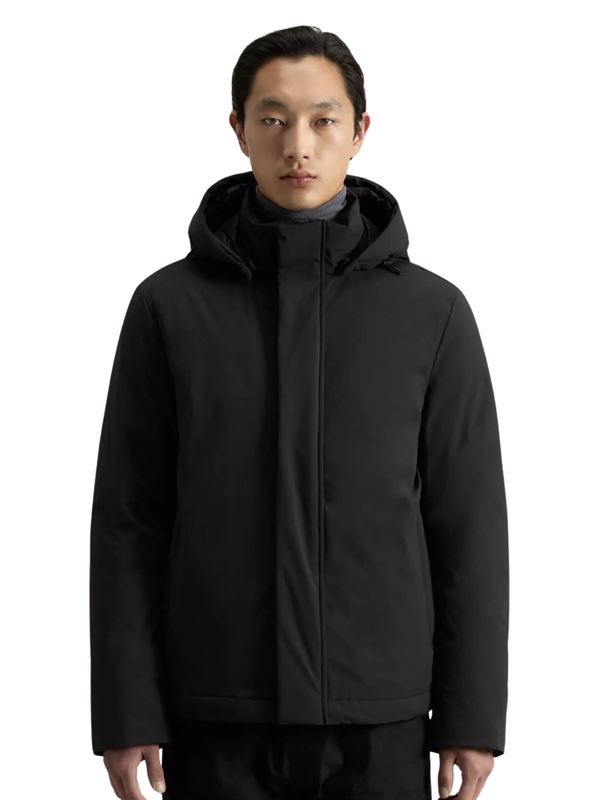 Woolrich Stretch Jacket Black Front