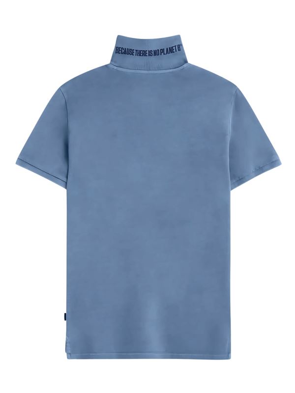Ecoalf Polo Tedan Indigo Chiaro Posteriore