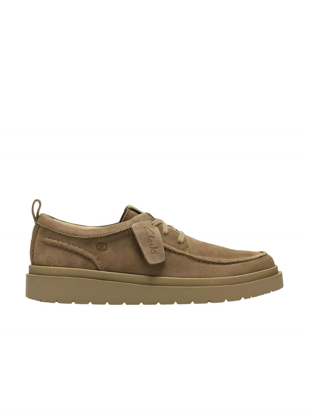 Clarks Scarpe Polden Moc Dark Sand Right Side