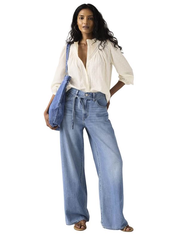 Levi’s Jeans XL Straight Lightweight Blu Good Grades Tencel Frontale