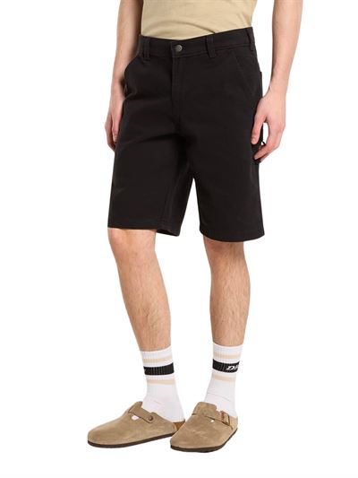 Dickies Shorts Carpenter in Canvas 11-Inch Nero Frontale