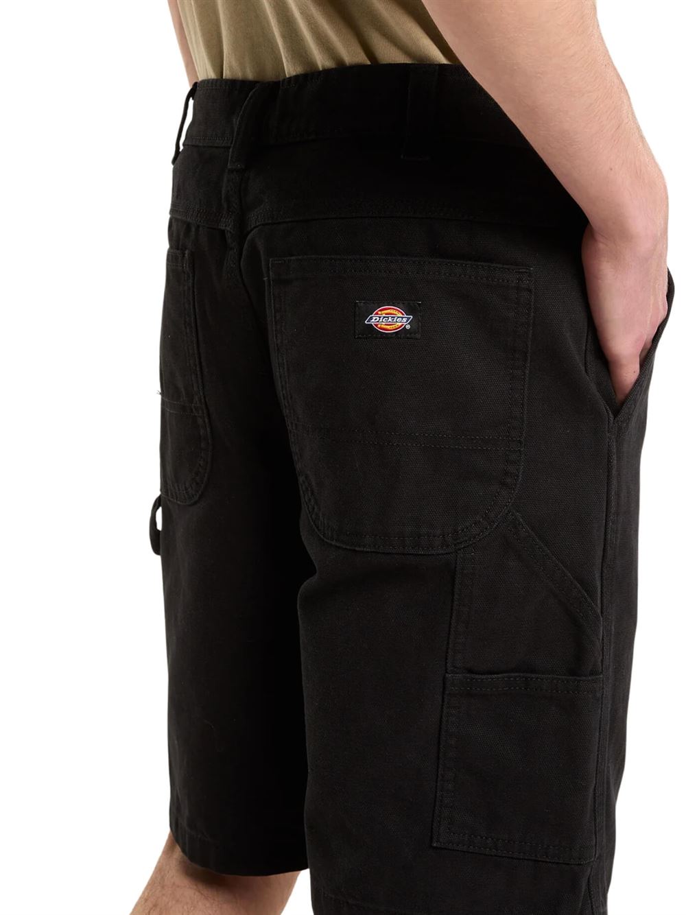 Dickies Shorts Carpenter in Canvas 11-Inch Nero Logo