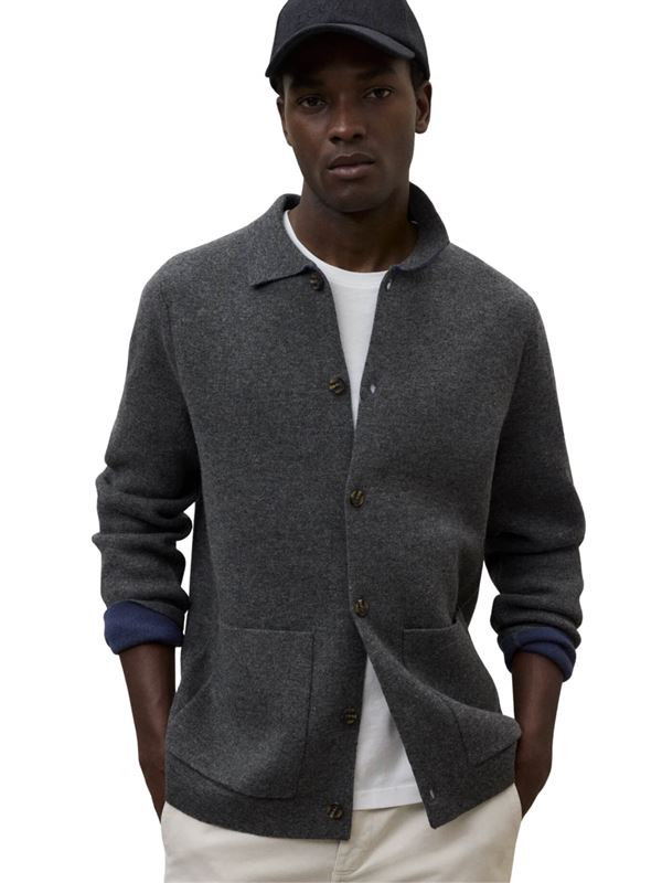 Ecoalf Moroto Knit Grey Melange Front