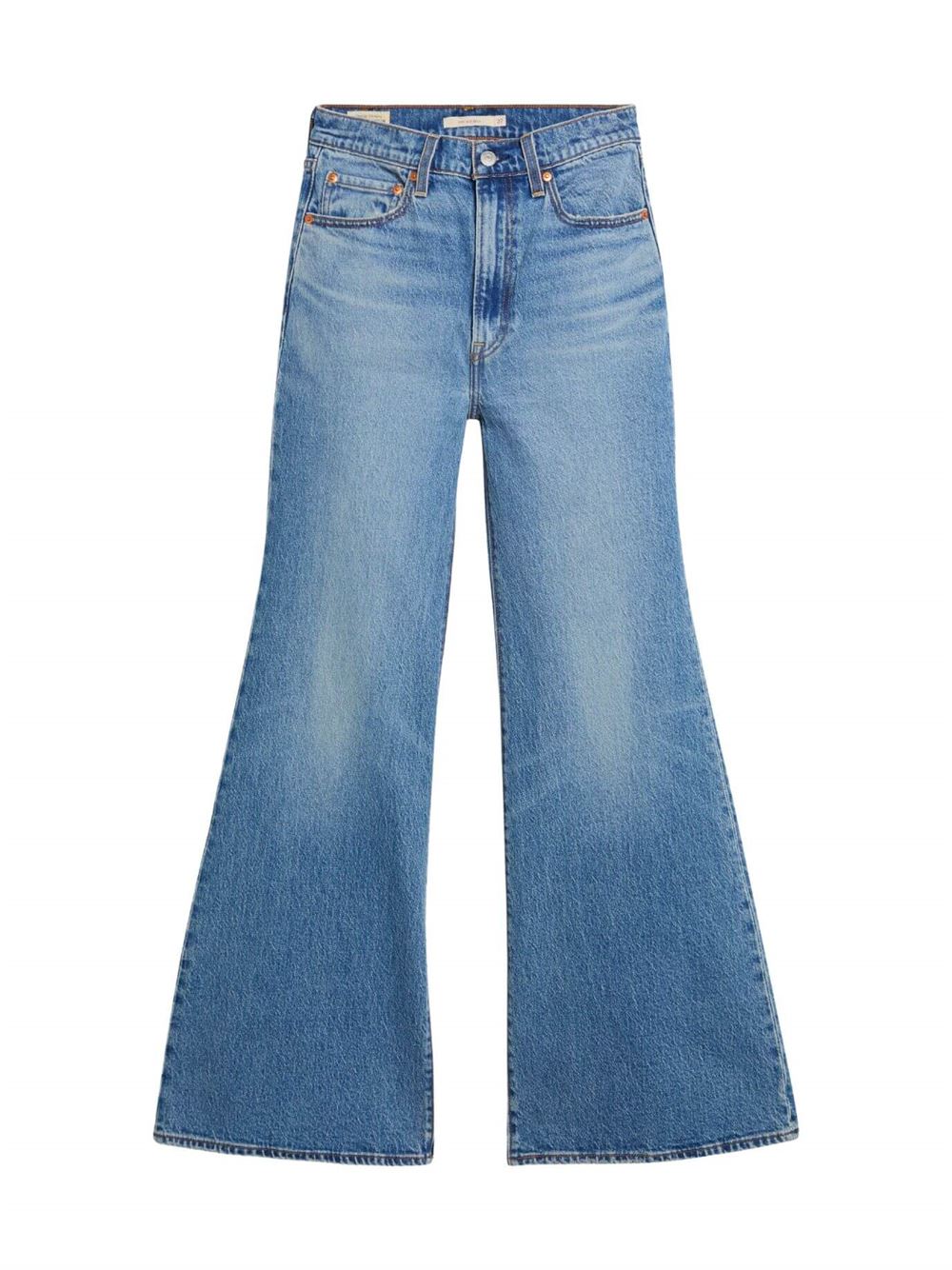 Levi's Ribcage Bell Jeans Next Saturday No Crease Blue