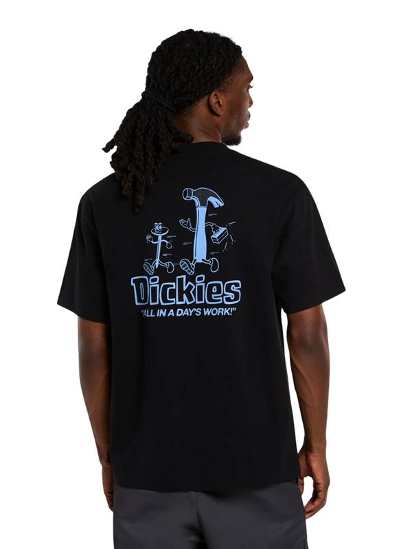 Dickies T-shirt Fairlawn Nero Retro