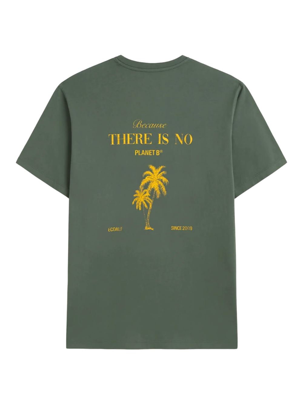 Ecoalf T-shirt Mund Verde Ombra Dettaglio Retro