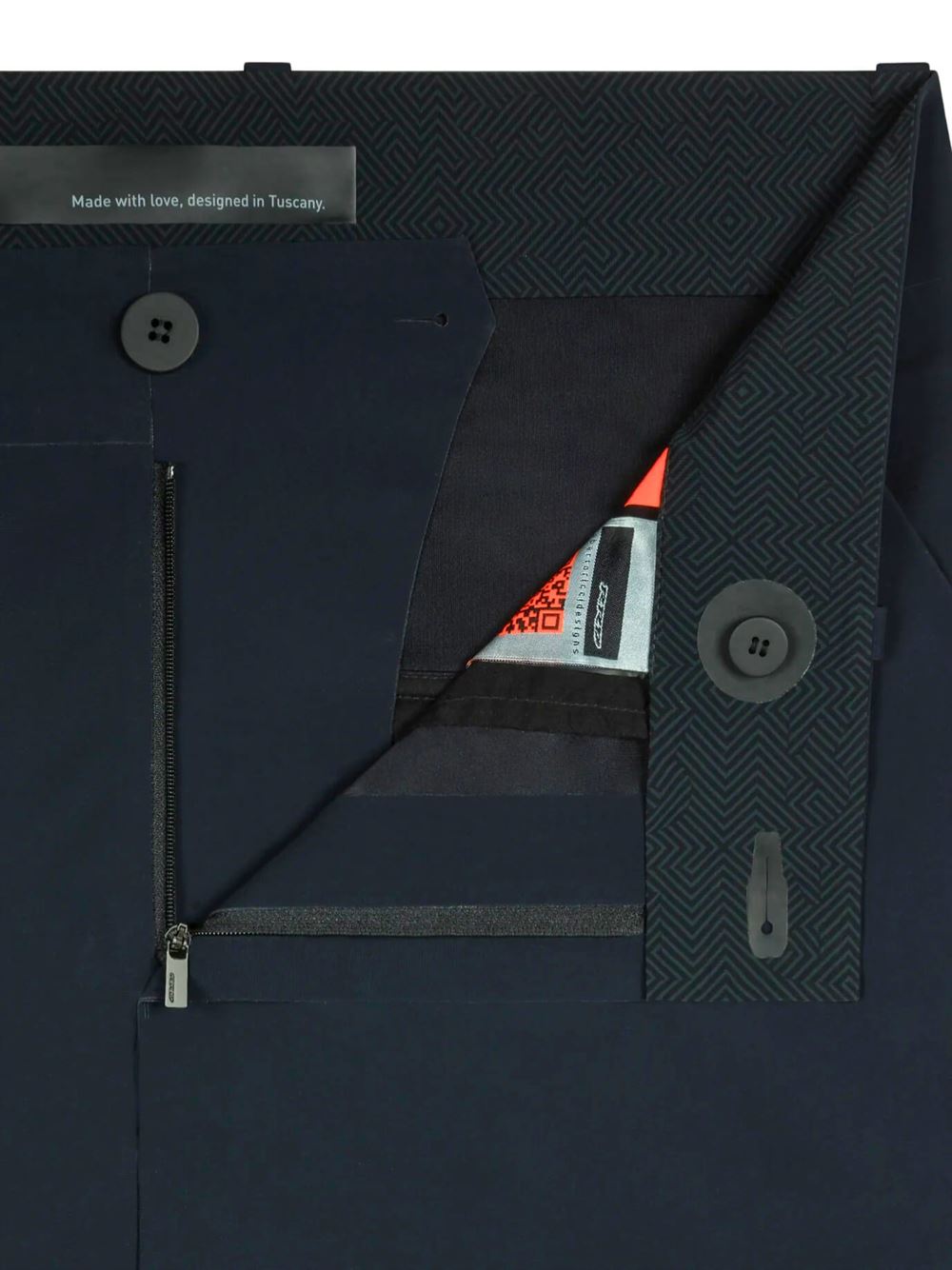 RRD Wintech Chino Pant Blue Black Detail