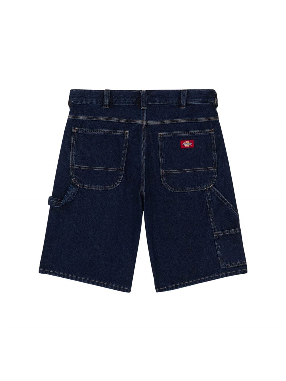 Dickies Shorts Carpenter 993 11-Inch in Denim Indigo Scuro Dettaglio Retro