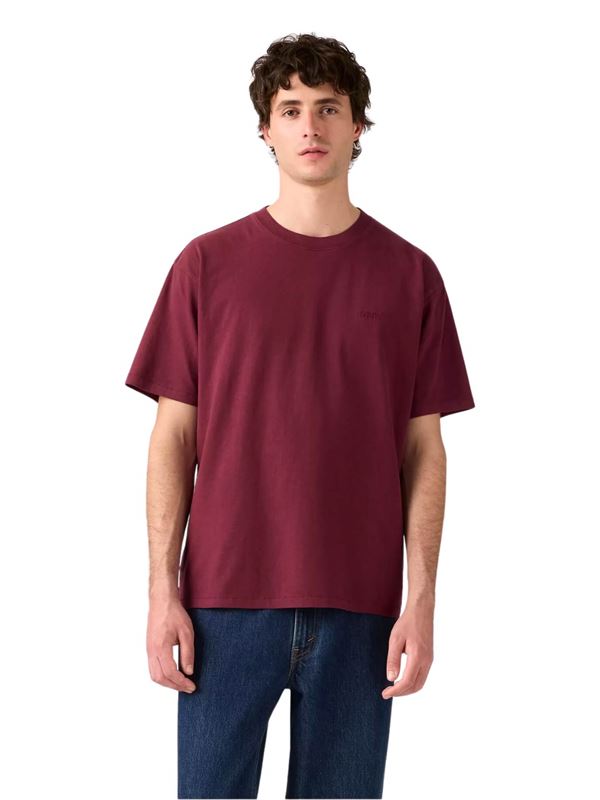 Levi's T-shirt Red Tab Vintage Tawny Port Frontale Intera