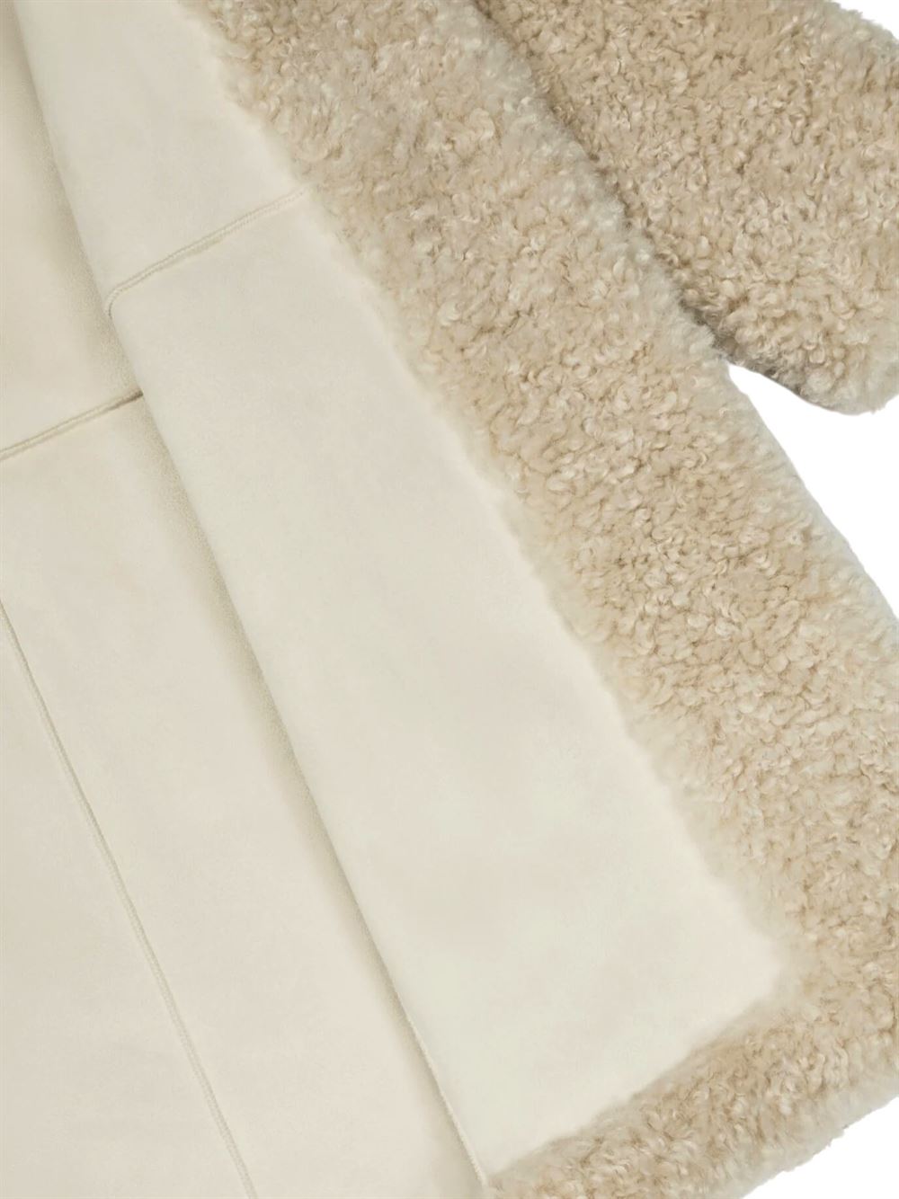 RRD Lamb Coat Wom Jkt Beige Interior