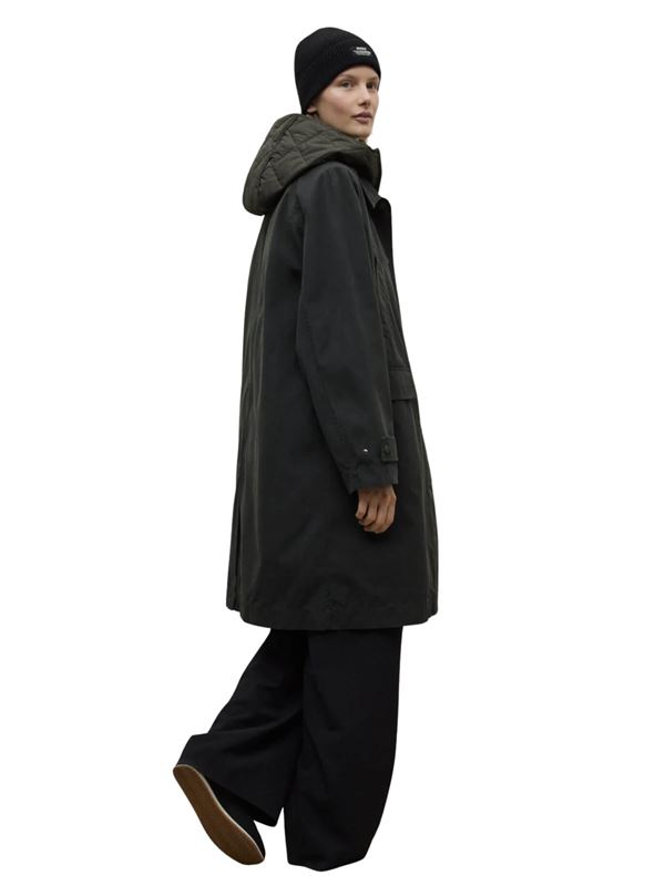 Ecoalf Giacca Hyden Scarabeo Scuro Lato