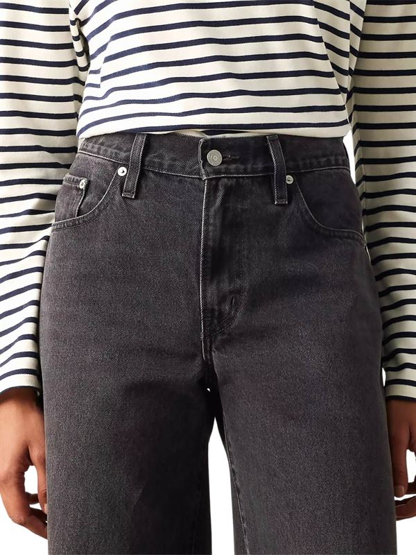 Levi's XL Straight Jeans Black Front Detail
