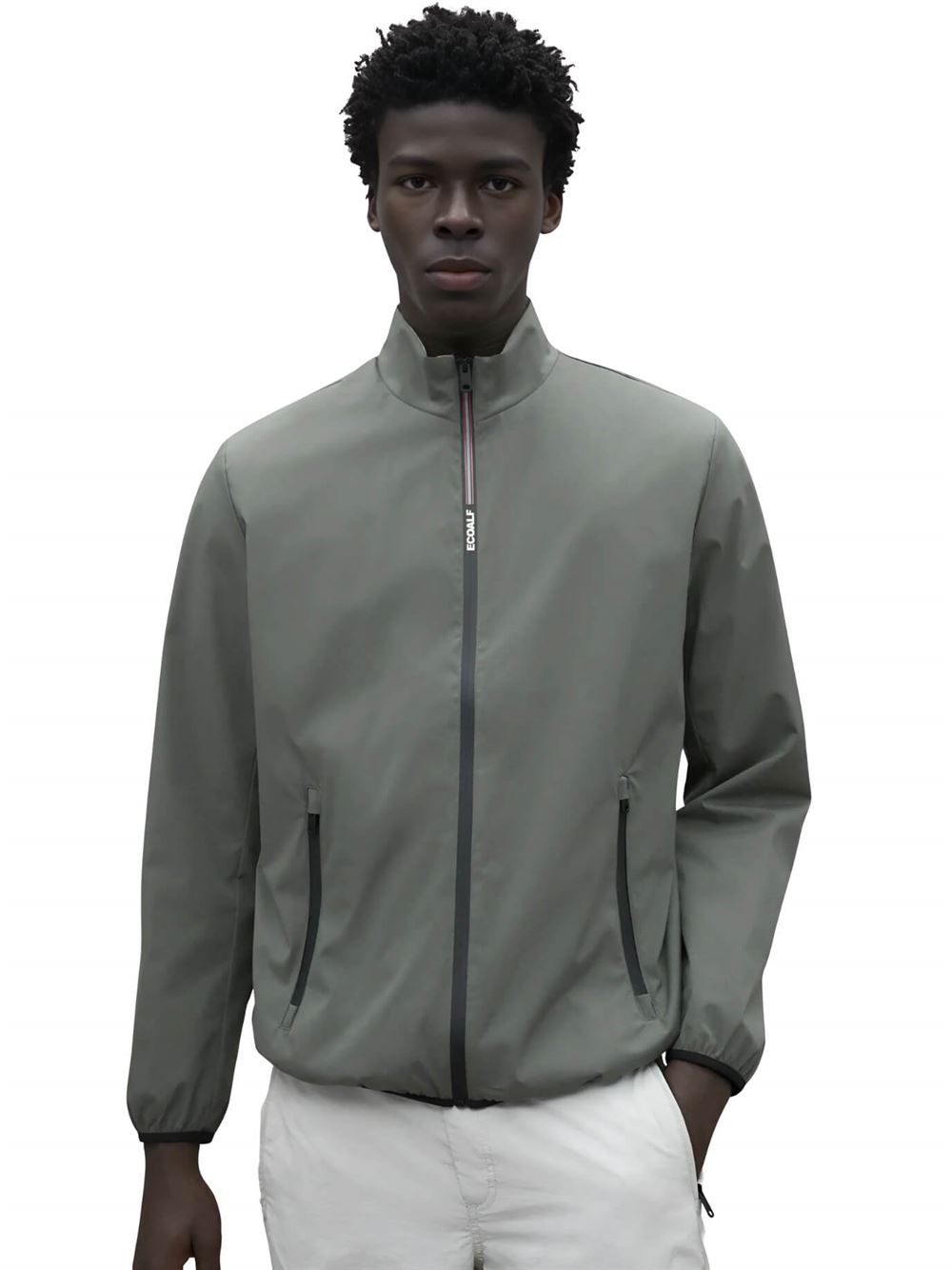 Ecoalf Giacca James Verde Oliva Frontale