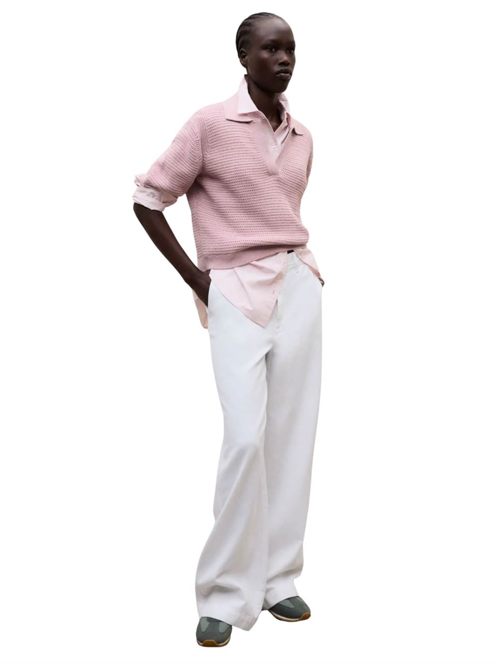 Ecoalf Anna Knit Dusty Rose Frontal