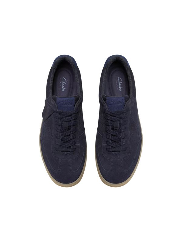 Clarks Craft Rally Ace Mens Shoes Navy Top Side