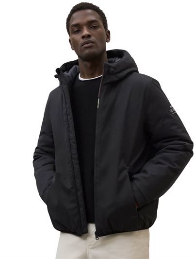Ecoalf Giacca Cartes Nero Frontale
