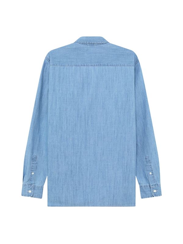 Roy Roger's Chambray Shirt Bleach Denim Back