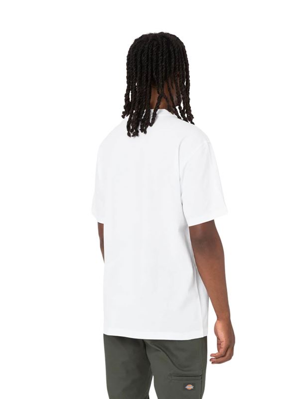 Dickies T-shirt Luray Pocket Tee Bianco Retro
