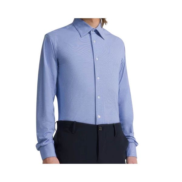 RRD Camicia estiva Oxford Jacquard Shirt azzurro 48 - 24253