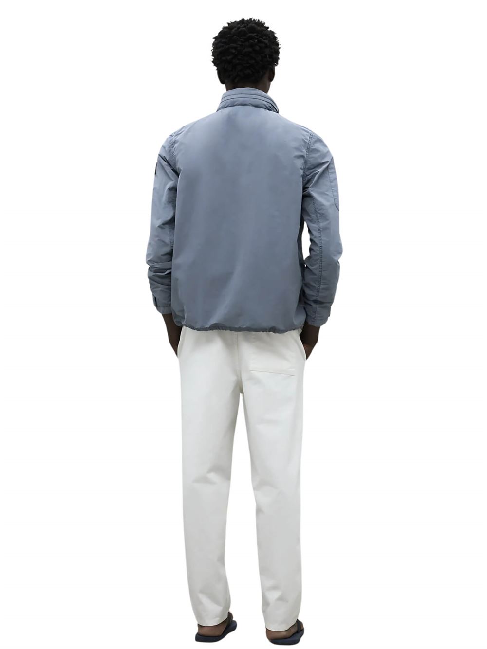 Ecoalf Giacca Rigi Blu Fumoso Retro