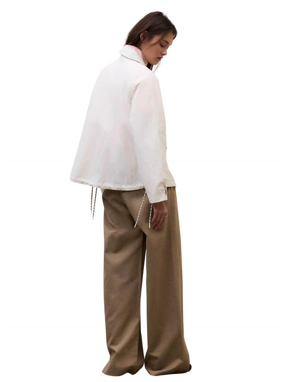 Ecoalf Giacca Major Bianco Retro