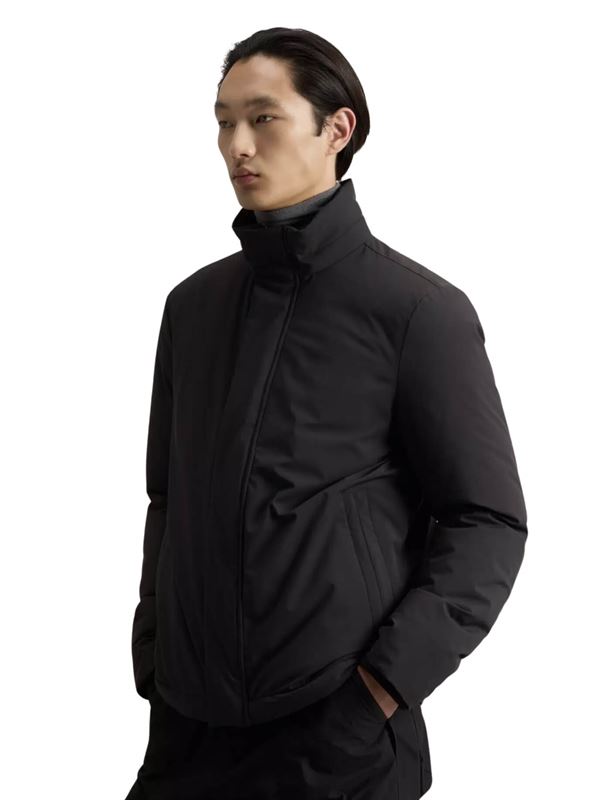 Woolrich Stretch Jacket Black Detail