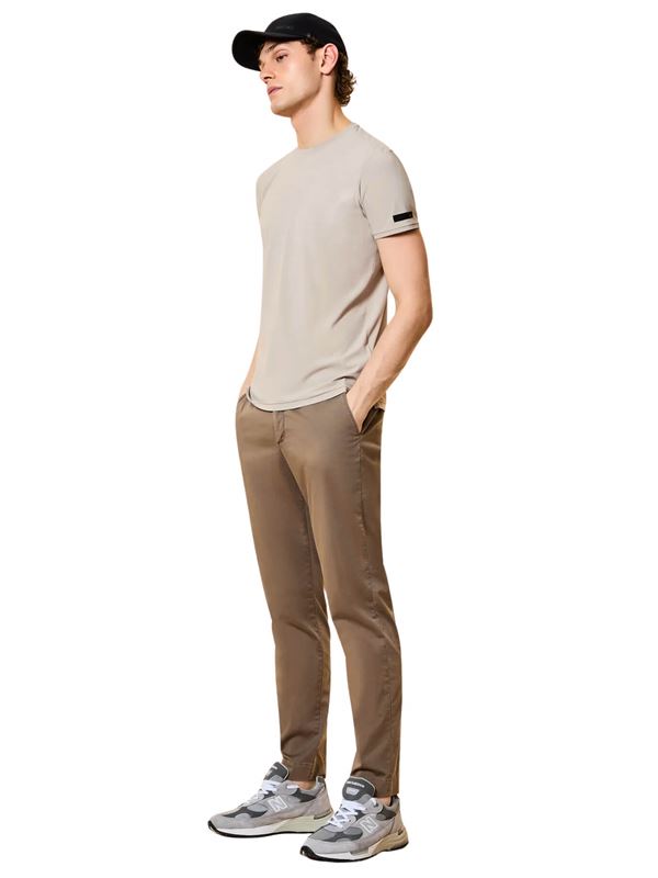 RRD Pantaloni Cottech Chino Jo Pant Tabacco Frontale Intera