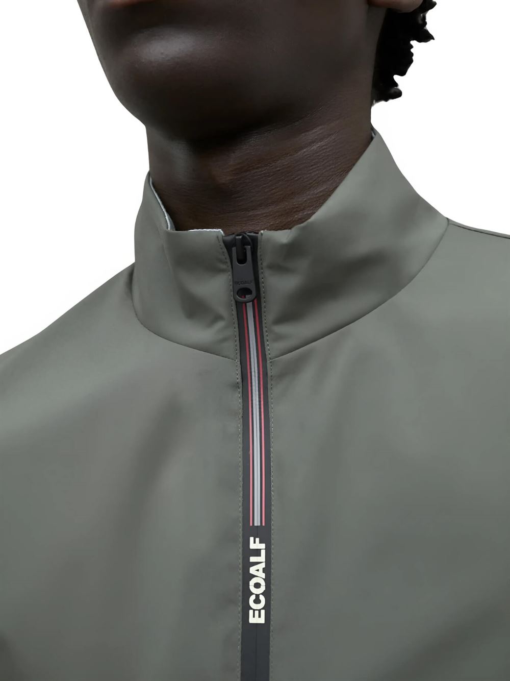 Ecoalf Giacca James Verde Oliva Dettaglio