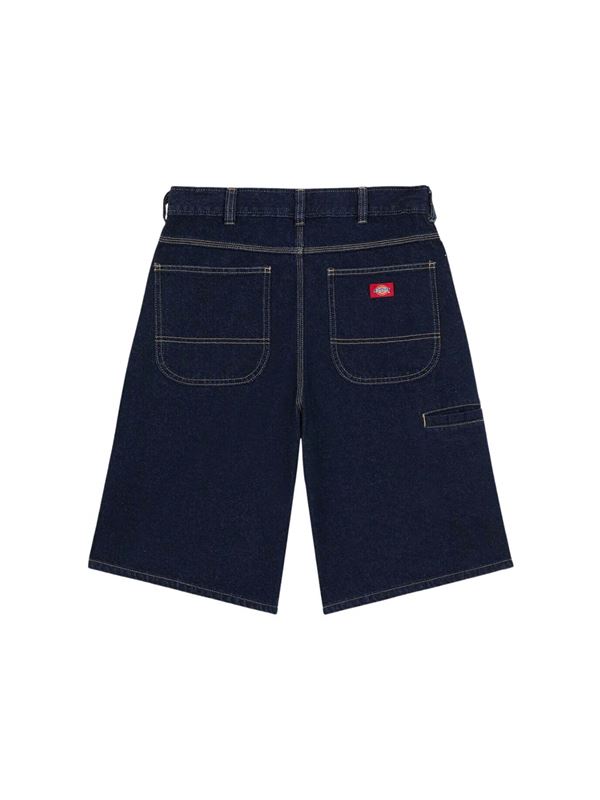 Dickies Shorts 958 13-Inch Loose Blu Denim Lavato Dettaglio Retro