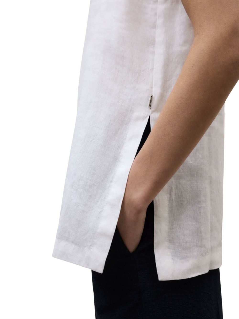 Ecoalf Camicia Sia Bianco Dettaglio