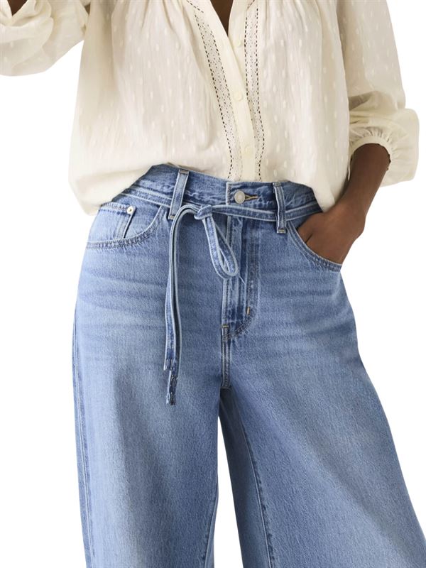 Levi’s Jeans XL Straight Lightweight Blu Good Grades Tencel Dettaglio