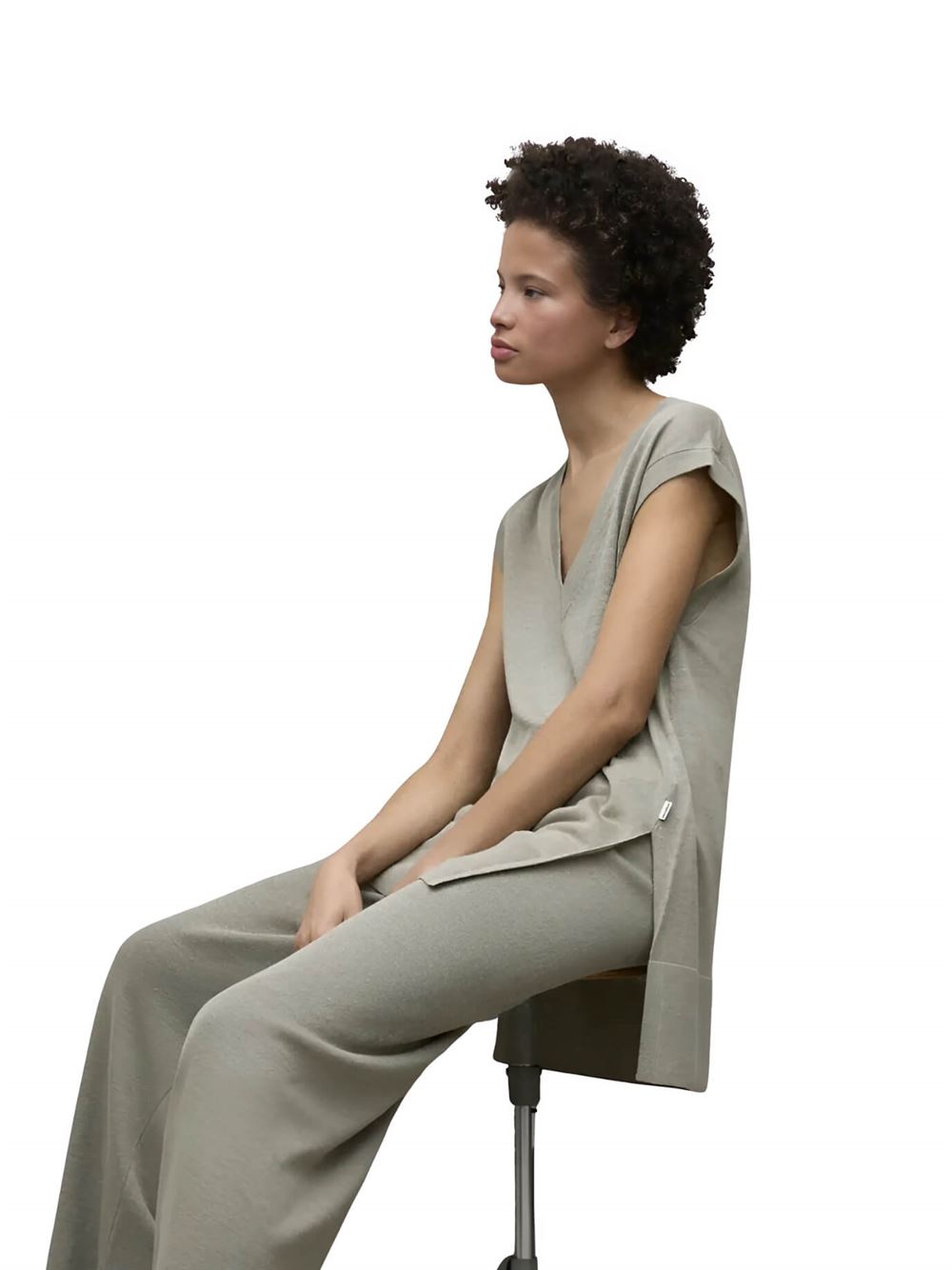 Ecoalf Maglia Sabal Incenso Dettaglio