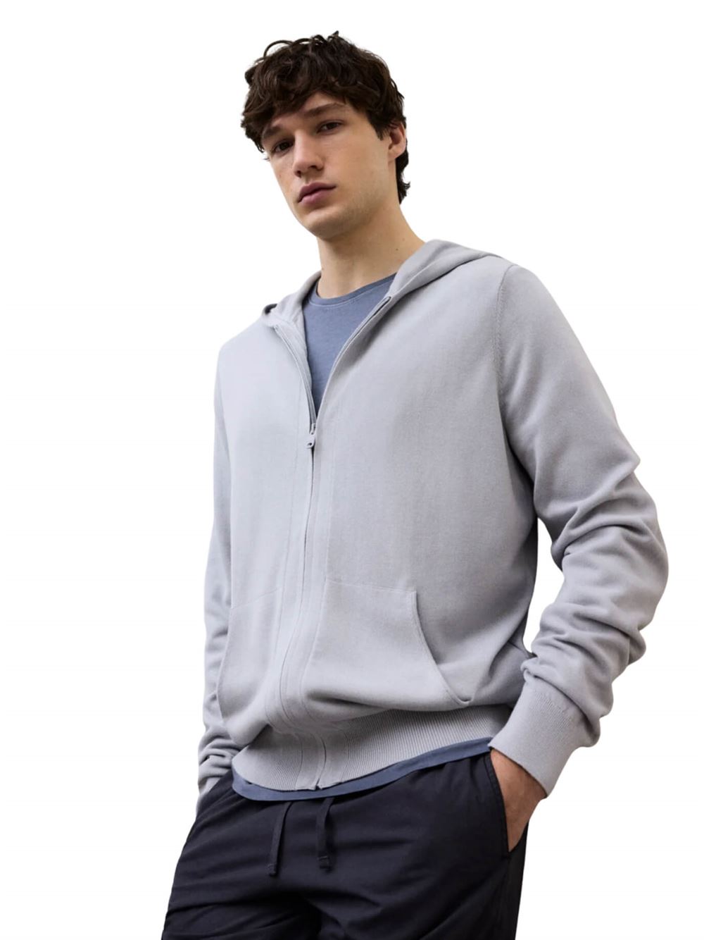 Ecoalf Maglione Kirkia Grigio Frontale