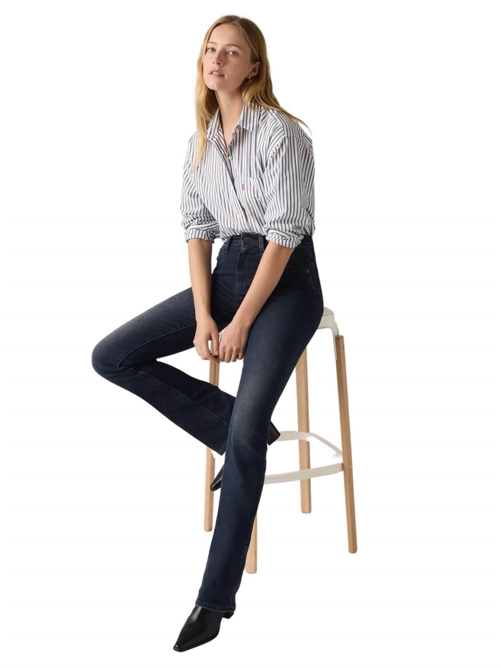 Levi's 725™ High Rise Bootcut Jeans Blue Stuck in the Sand Look