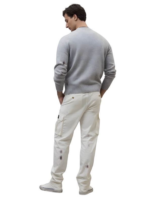 Ecoalf Maglione Marula Grigio Chiaro Retro