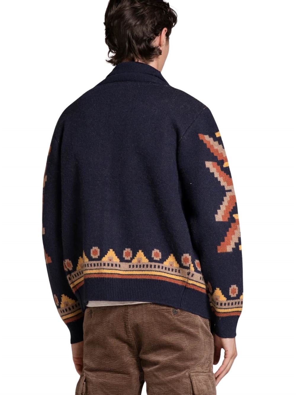 Impure Cardigan Sawyer Blu Navy Retro