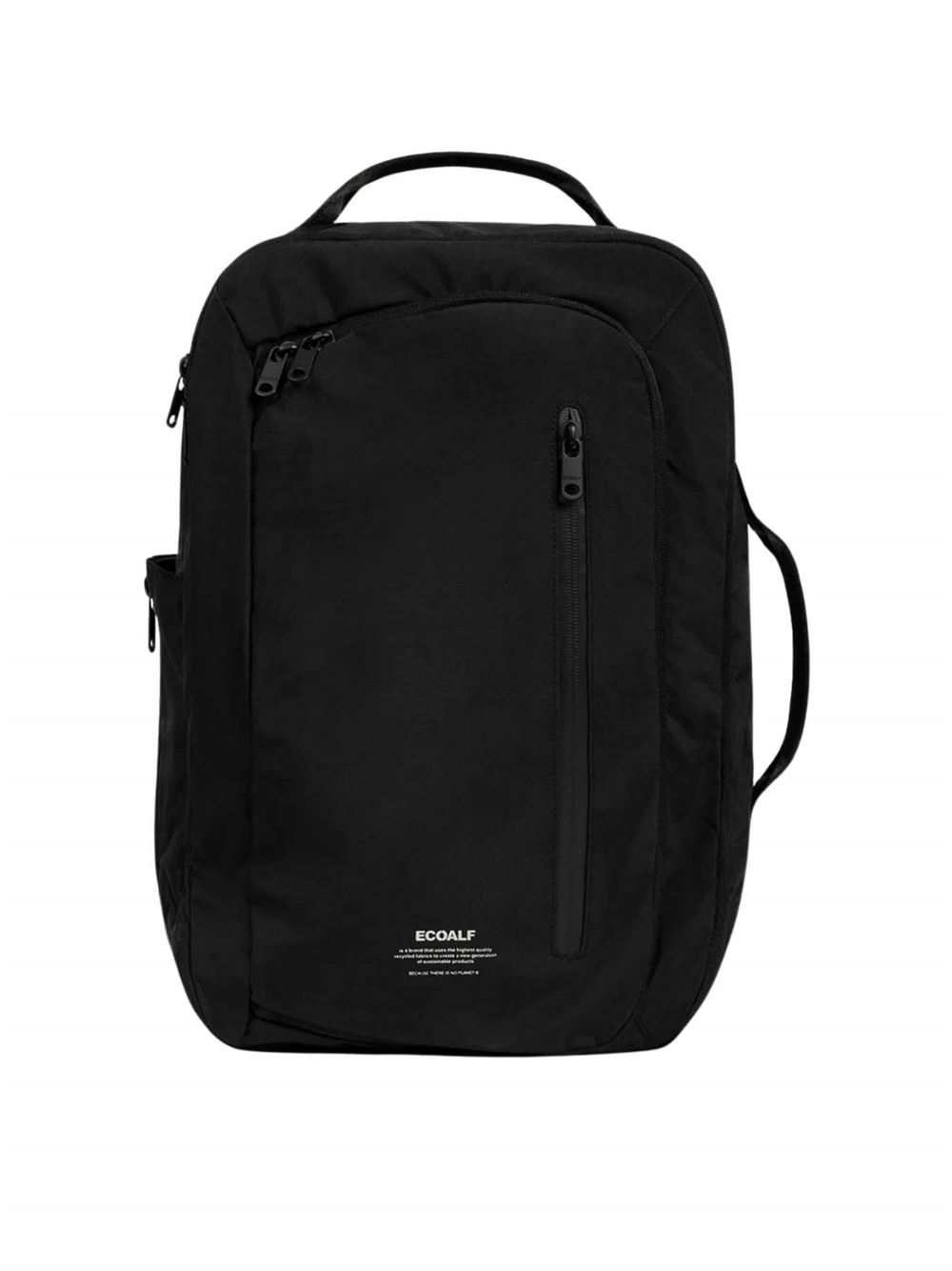 Ecoalf Oslo Backpack Black Front
