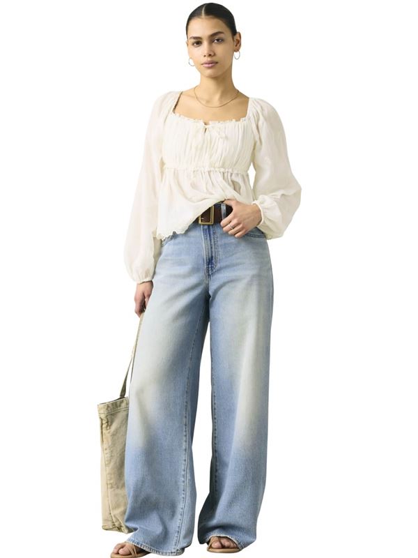 Levi’s Jeans XL Straight Lightweight Blu  Gamble Time Frontale Intera