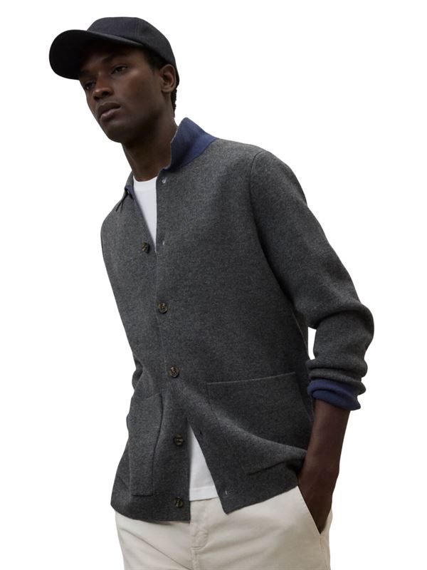 Ecoalf Moroto Knit Grey Melange Side