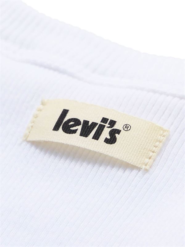 Levi's Canotta Essential Racer Tank Top Bianco Logo