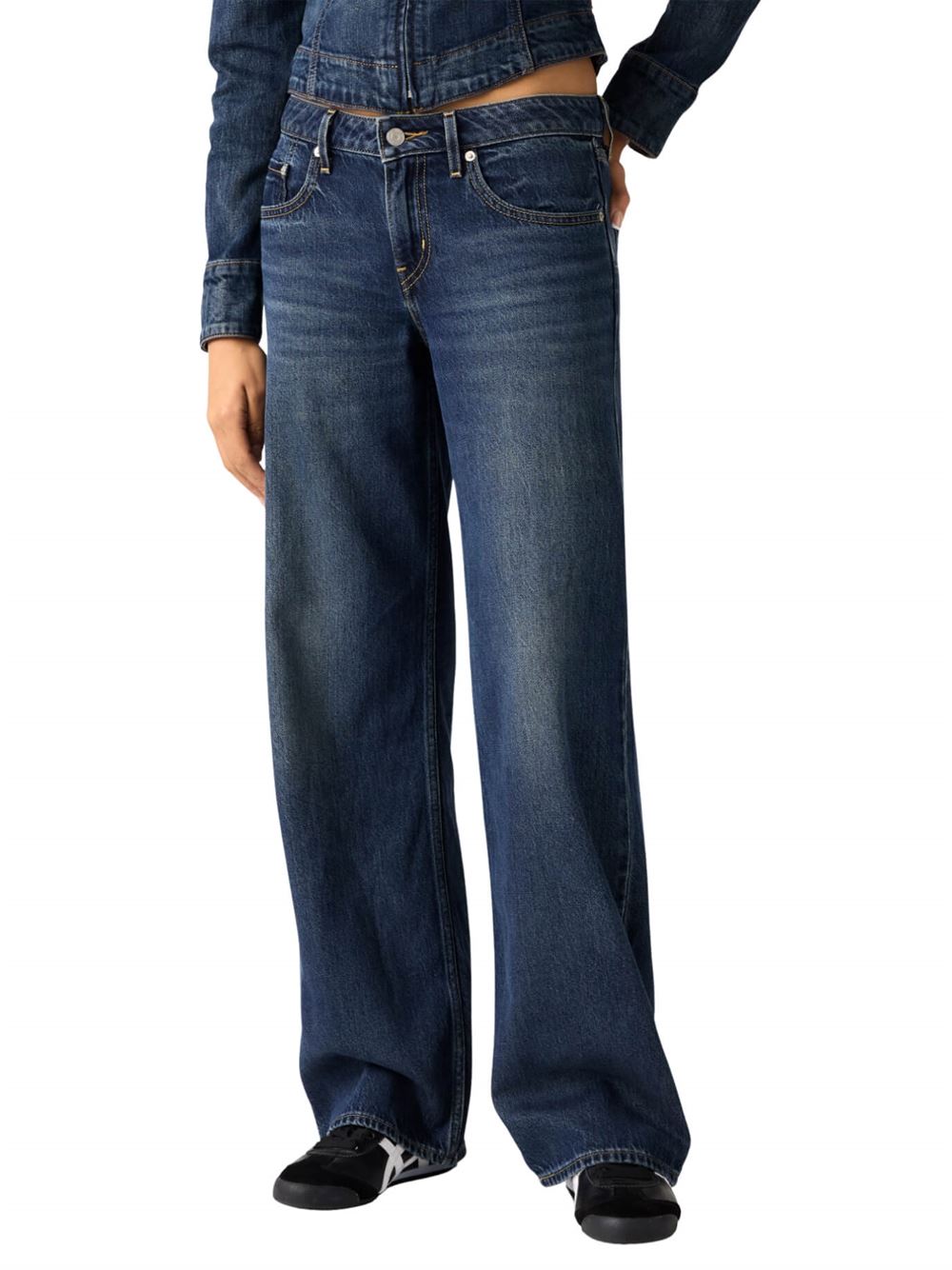 Levi’s Jeans Low Loose Lightweight Blu Lost In Translation Frontale