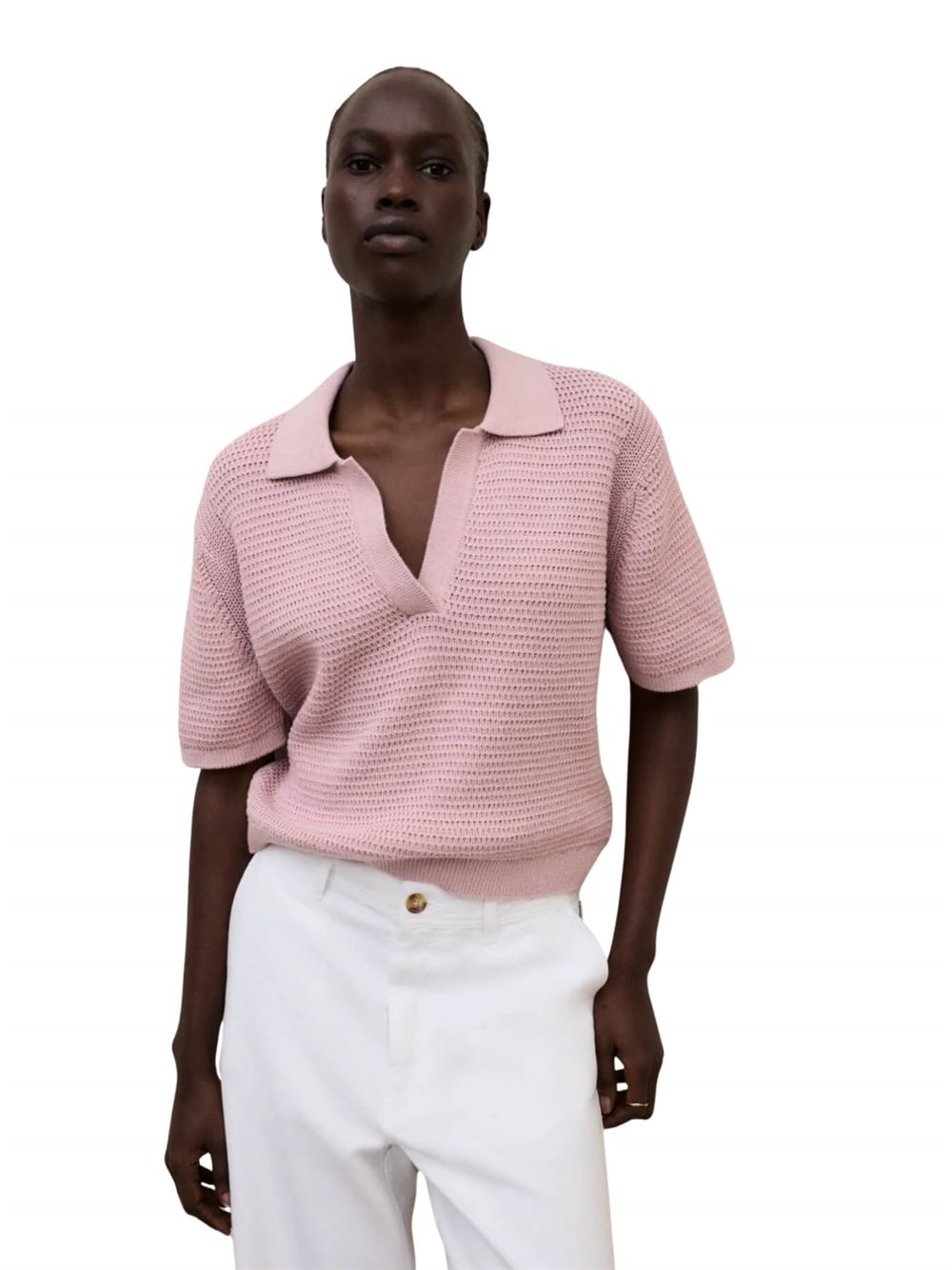 Ecoalf Anna Knit Dusty Rose Front