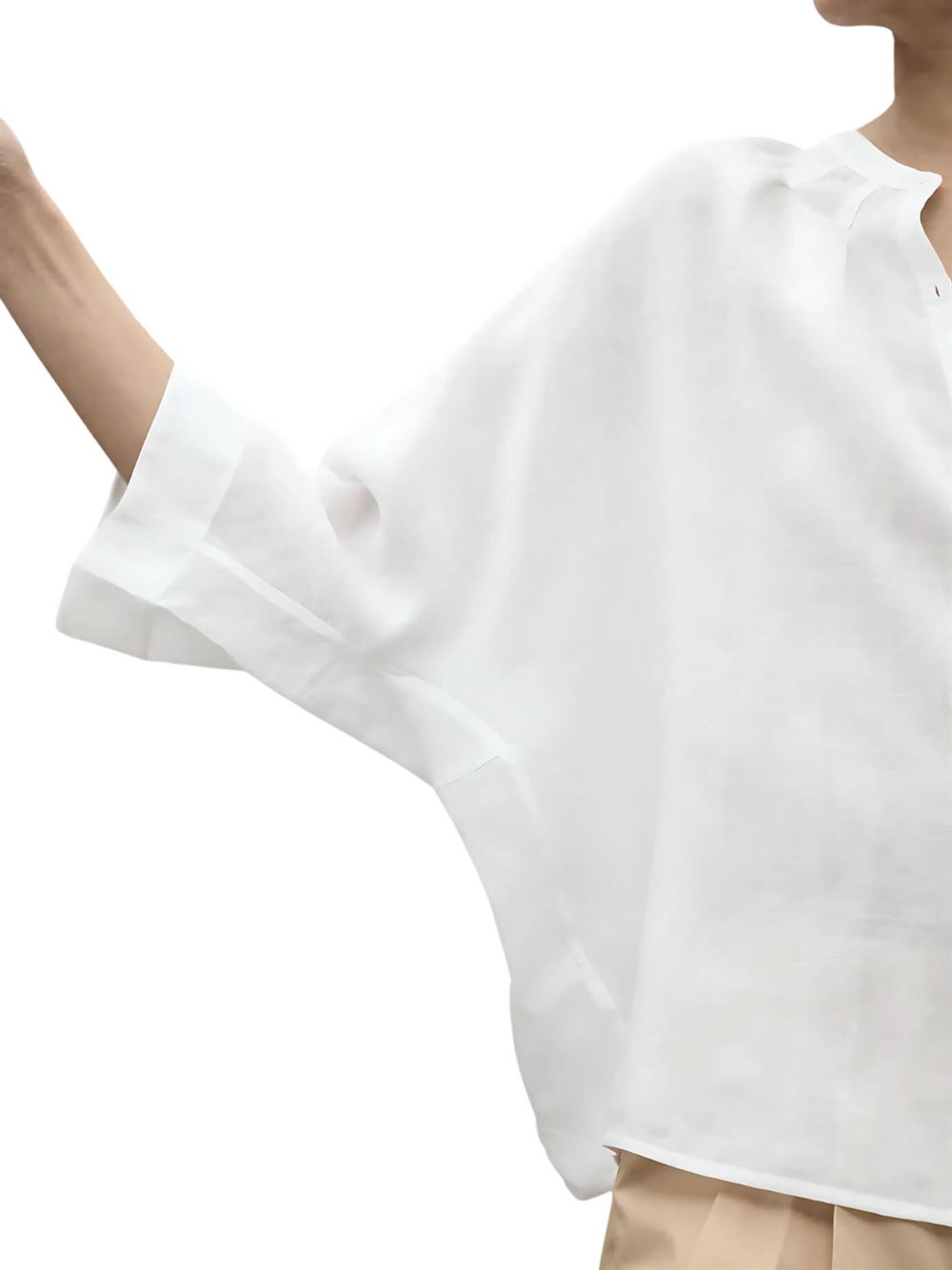 Ecoalf Tamara Shirt White Detail