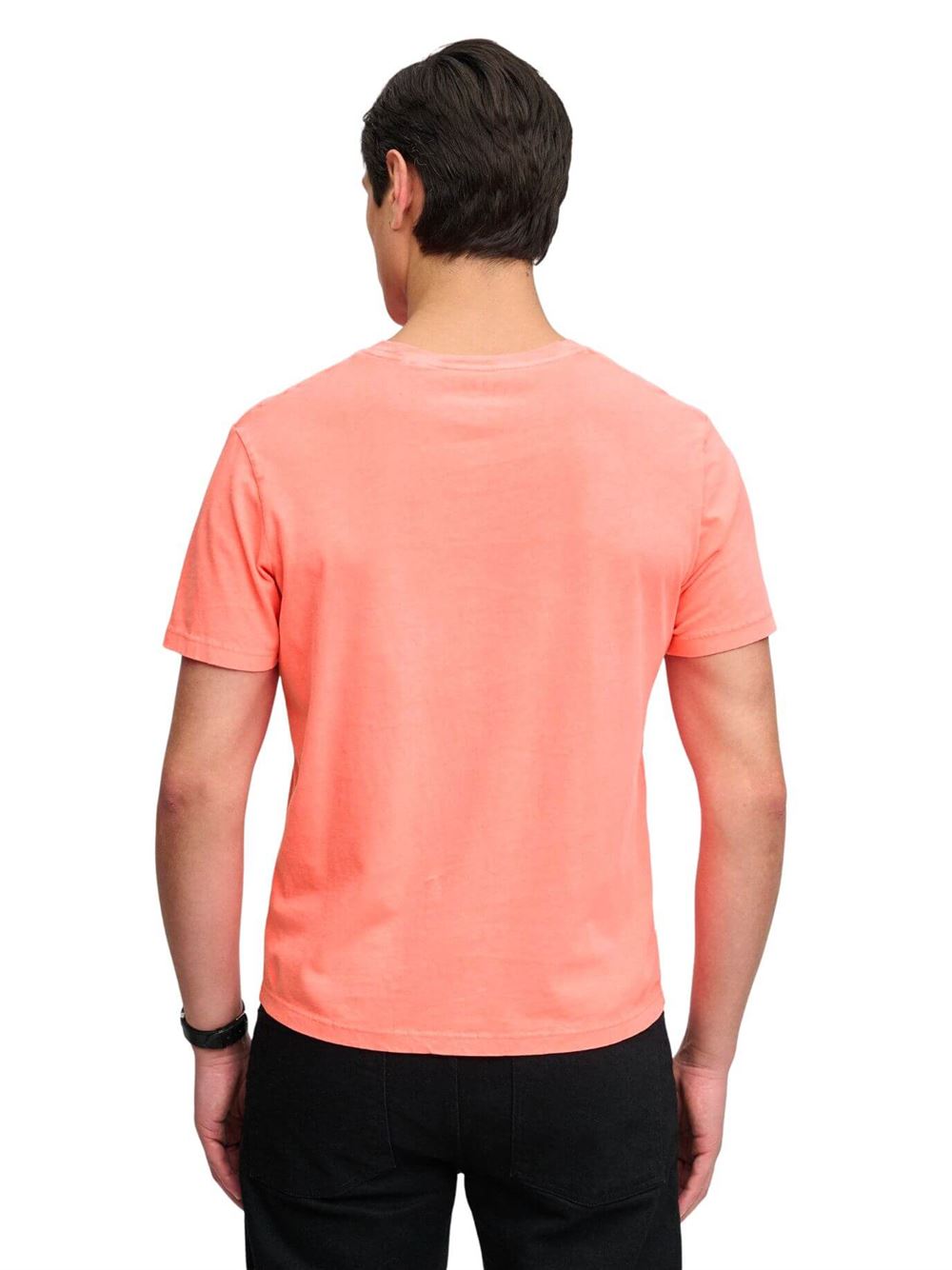 Superdry T-shirt Essential Neon Classica Arancione Fiamma Retro