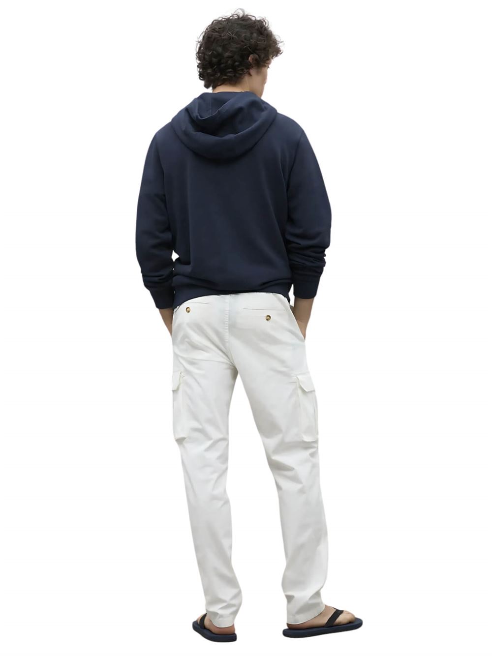 Ecoalf Pantaloni Ethicargo Bianco Retro
