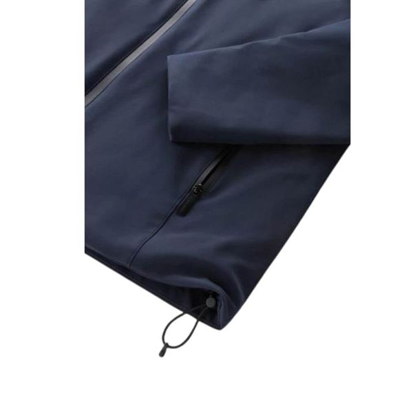 Woolrich Giacca Pacific Softshell Jacket blu XL tasca