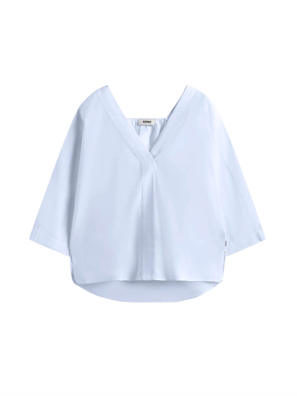 Ecoalf Camicia Pia Blu Cielo