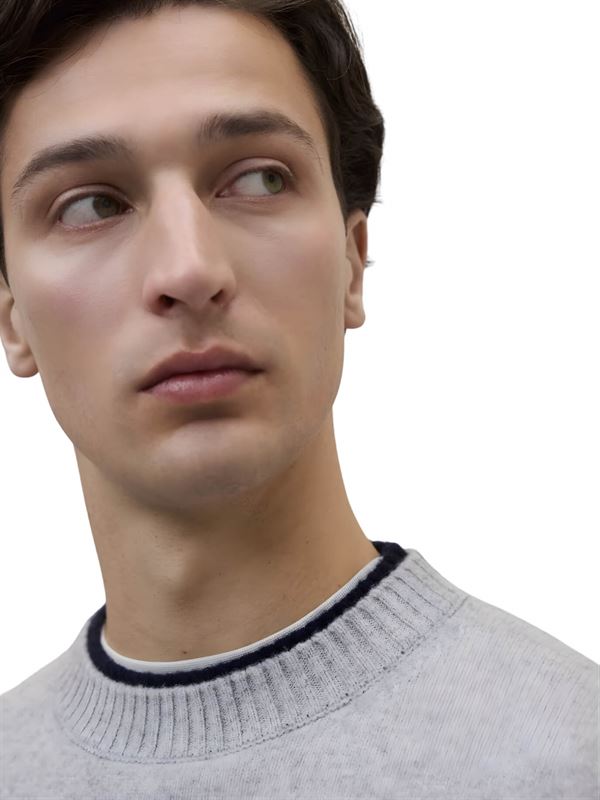Ecoalf Maglione Marula Grigio Chiaro Dettaglio