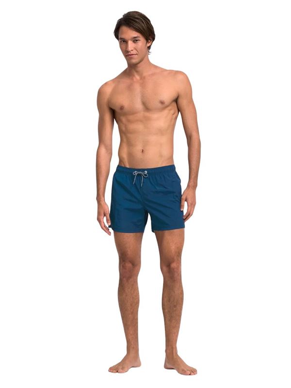 Sundek Crinkled Swim Trunks Storm Frontal